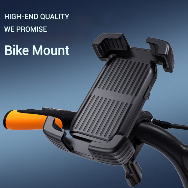 One-click Lock Best Bike Phone Holder Compatible with Scooters & Motorcycles (T63) - Image 2