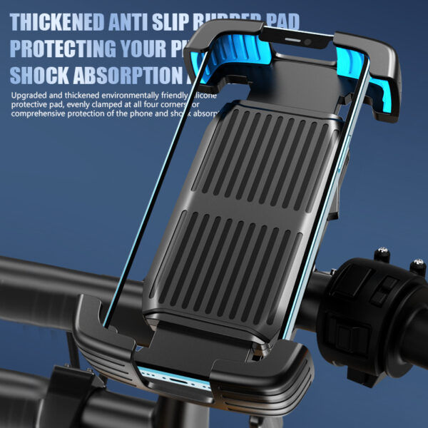 One-click Lock Best Bike Phone Holder Compatible with Scooters & Motorcycles (T63) - Image 8