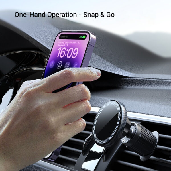 Viral Ultra-Stable Ultimate Car Mount Air Vent Designed for MagSafe (TY01-V) - Image 4