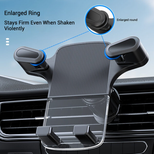 Innovative Gravity Sensor Phone Car Mount Smartphone Holder for Car Air Vent (T65) - Image 5