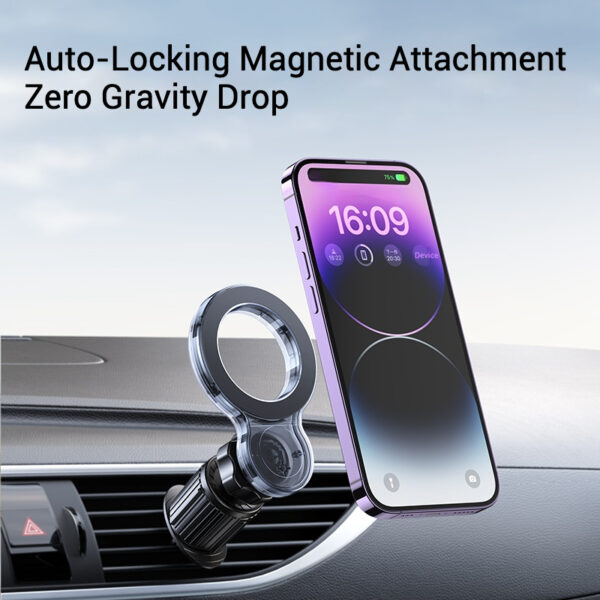 Hot Selling Universal MagSafe Compatible Car Mount Best Buy for Car Air Vent (T56) - Image 5