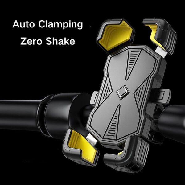 Popular Bike Phone Holder - Universal Adjustable Bicycle Mount for 5-7.2" iPhones & Android, 360° Rotation, Shockproof, Fits Handlebar 20-30mm(HW116) - Image 3