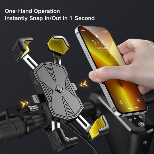Popular Bike Phone Holder - Universal Adjustable Bicycle Mount for 5-7.2" iPhones & Android, 360° Rotation, Shockproof, Fits Handlebar 20-30mm(HW116) - Image 5