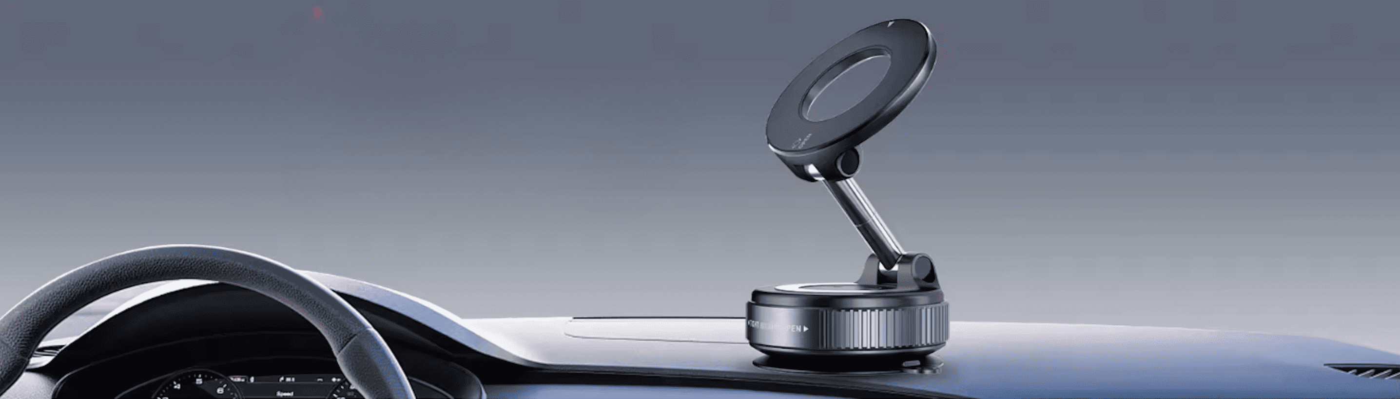 Innovative Vacuum Suction Car Phone Mount Wholesale MagSafe Compatible