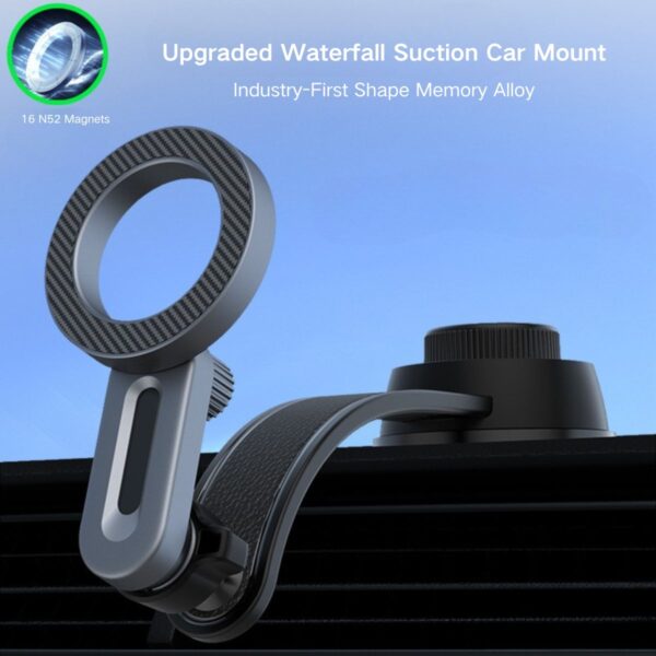 Guaranteed Strong Magnetic Car Phone Holder for iPhone 16/15/14/ – Designed for MagSafe, Air Vent/Dashboard, No-Slip Grip"(T69) - Image 4