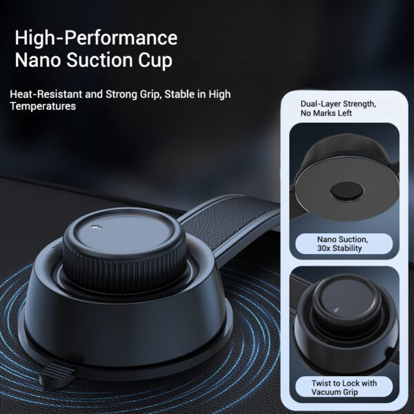 Guaranteed Strong Magnetic Car Phone Holder for iPhone 16/15/14/ – Designed for MagSafe, Air Vent/Dashboard, No-Slip Grip"(T69) - Image 7