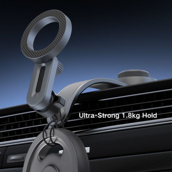 Guaranteed Strong Magnetic Car Phone Holder for iPhone 16/15/14/ – Designed for MagSafe, Air Vent/Dashboard, No-Slip Grip"(T69) - Image 6