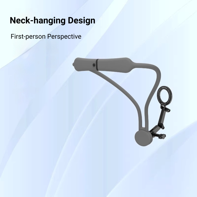 Upgrade Your POV Game: 2026 Newest Magnetic Neck-hanging Phone Holder with Lanyard for Effortless Shooting - Dual Use for GoPro & Mobile, Customizable (RT-G02) - Image 4