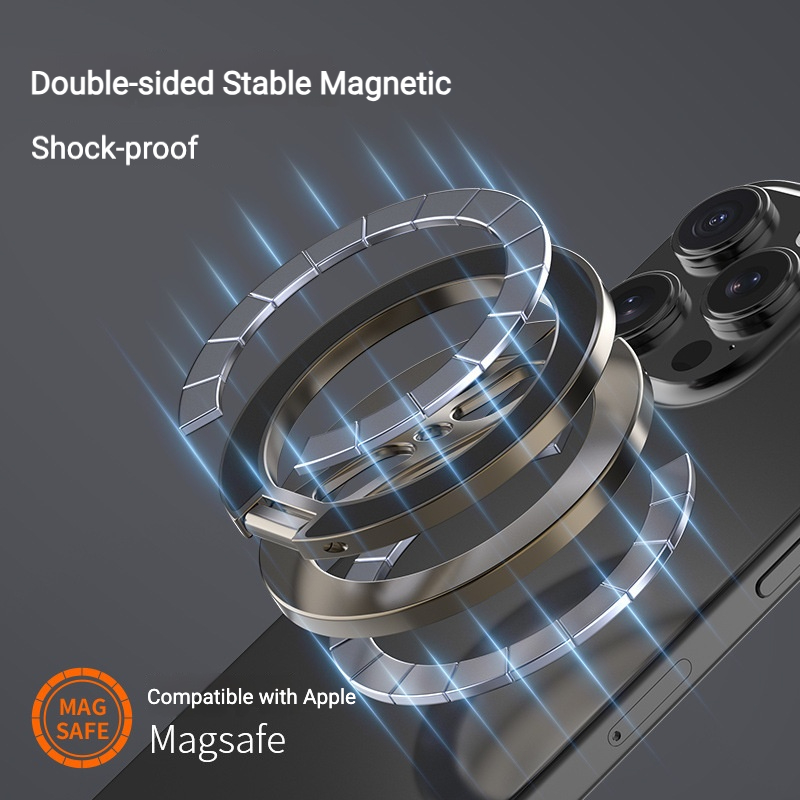 Luxe Gym Magnetic Phone Holder with Dual Strong Magnets, Universal Car & Fitness Phone Mount for MagSafe, Adjustable Stand for Smartphones (G14) - Image 6