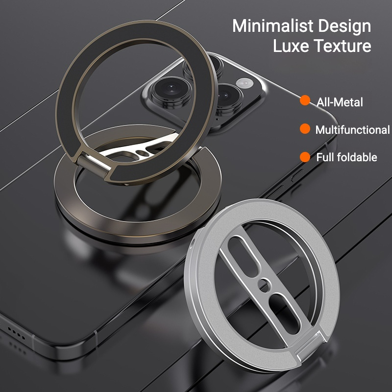 Luxe Gym Magnetic Phone Holder with Dual Strong Magnets, Universal Car & Fitness Phone Mount for MagSafe, Adjustable Stand for Smartphones (G14) - Image 4