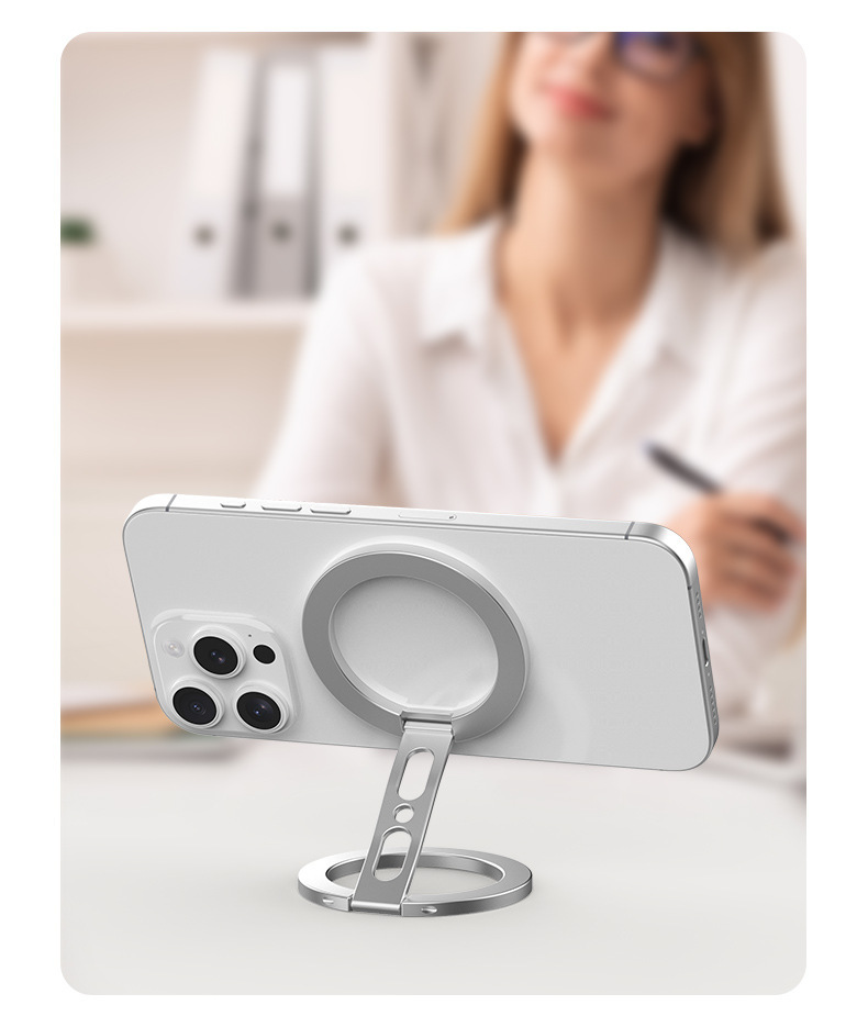 Luxe Gym Magnetic Phone Holder with Dual Strong Magnets, Universal Car & Fitness Phone Mount for MagSafe, Adjustable Stand for Smartphones (G14) - Image 7