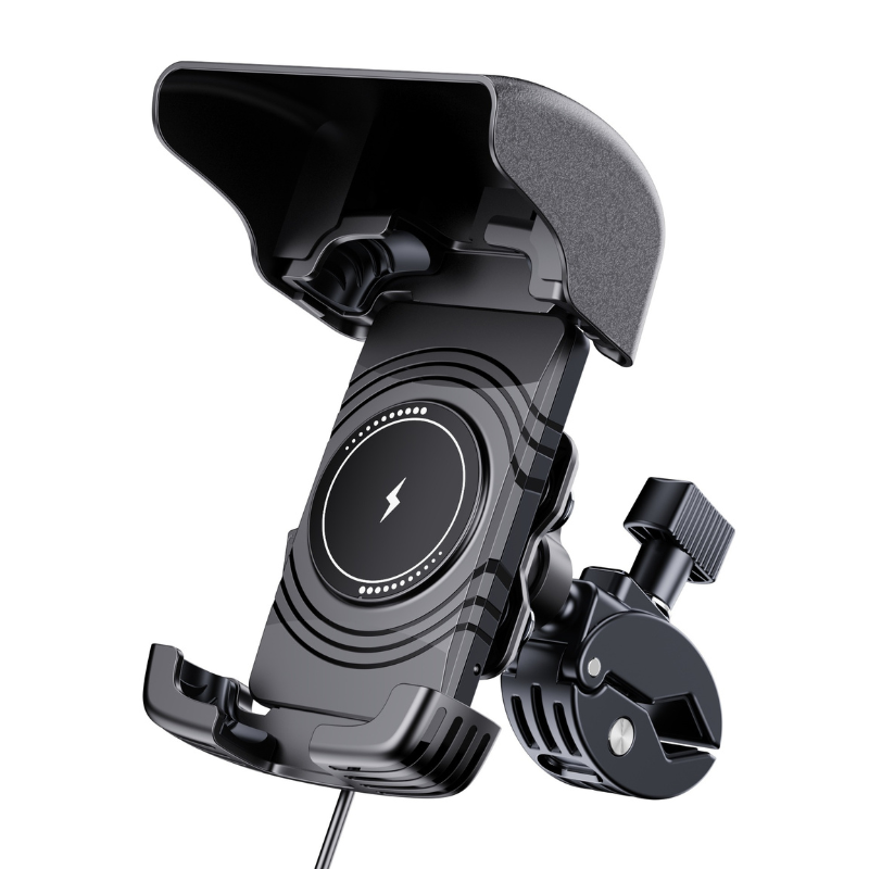 Wireless bike phone holder and charger 1
